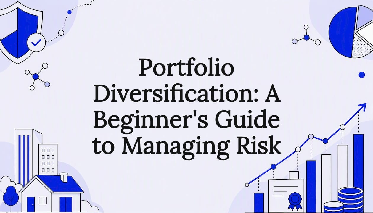 Featured image for Portfolio Diversification: A Beginner's Guide to Managing Risk - Tickerplace blog