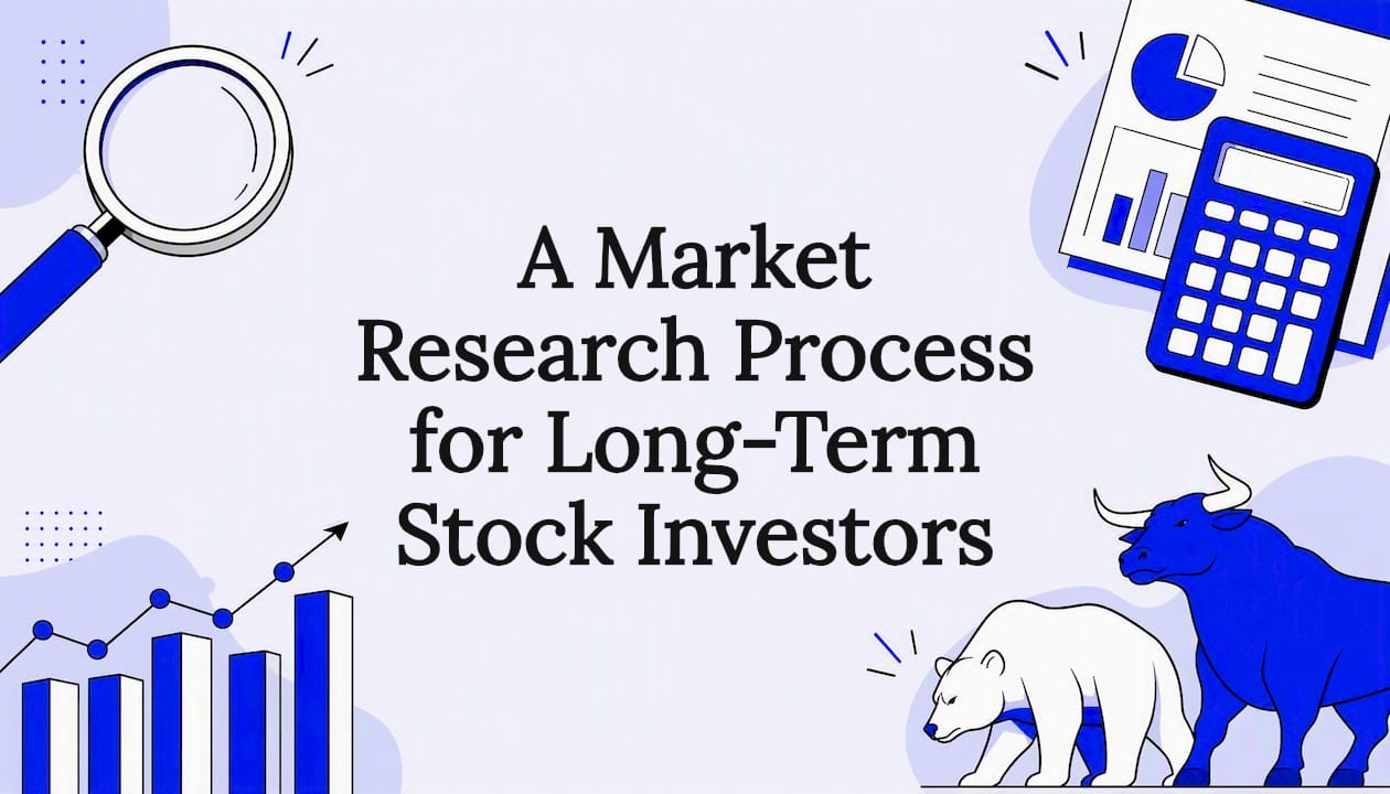 Featured image for A Market Research Process for Long-Term Stock Investors - Tickerplace blog