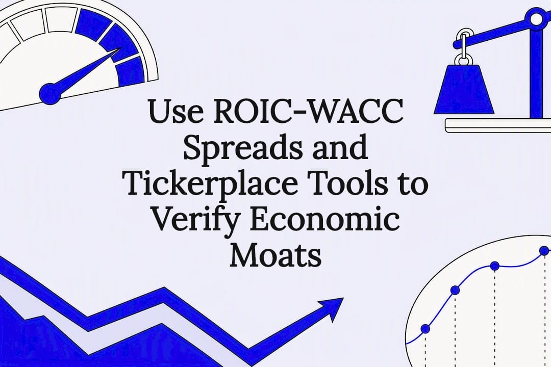 Featured image for Use ROIC-WACC Spreads and Tickerplace Tools to Verify Economic Moats - Tickerplace blog
