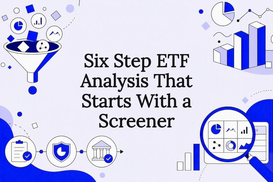 Featured image for Six Step ETF Analysis That Starts With a Screener - Tickerplace blog