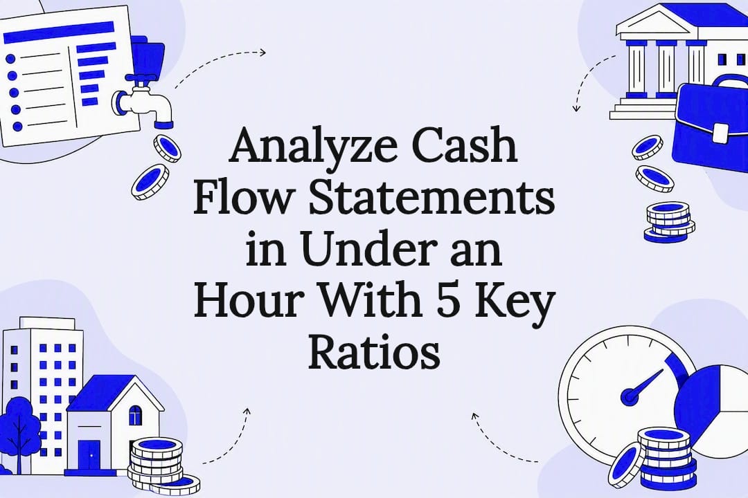 Featured image for Analyze Cash Flow Statements in Under an Hour With 5 Key Ratios - Tickerplace blog