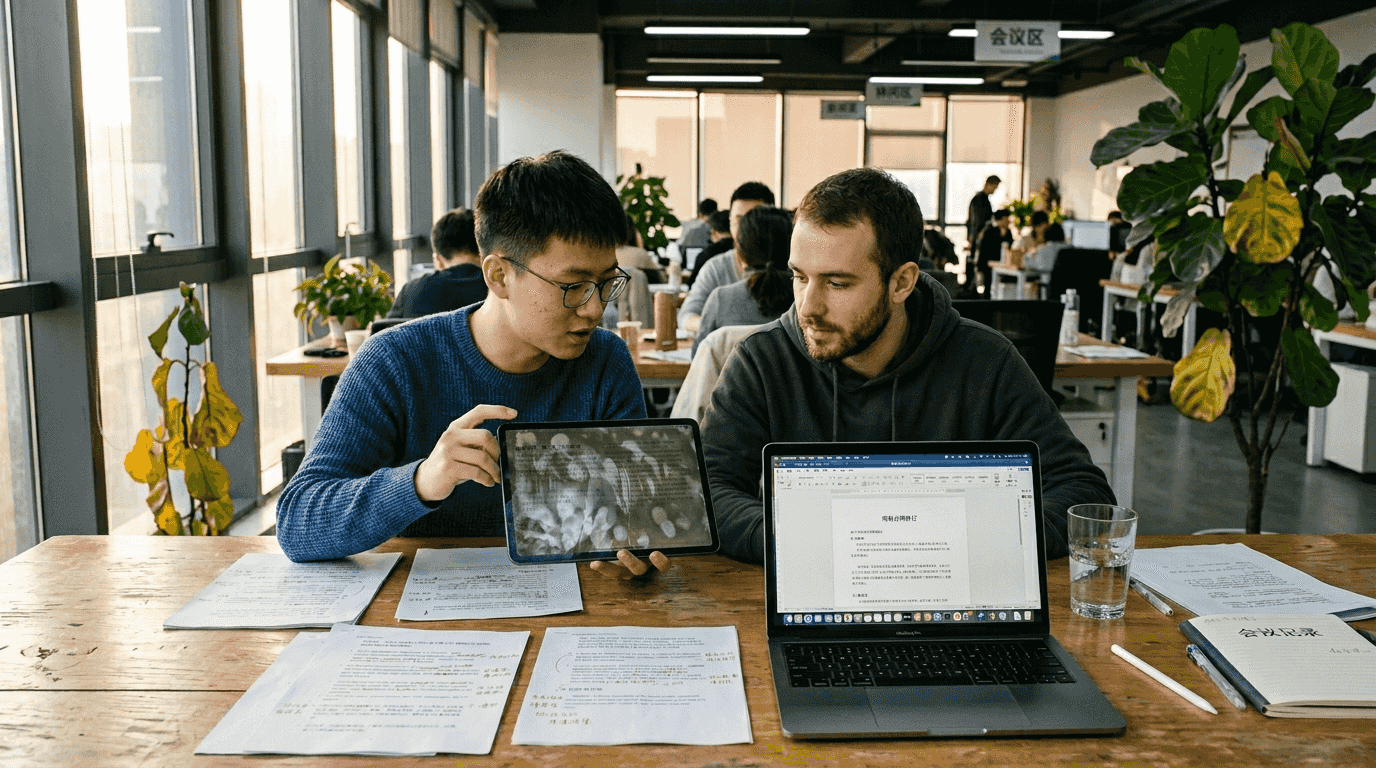 团队成员共同参与翻译内容的校对和审核,确保译文准确无误。