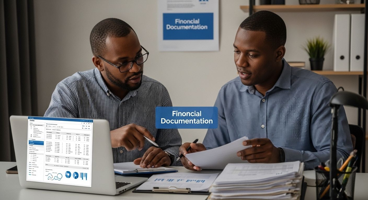 accountant advising documentation