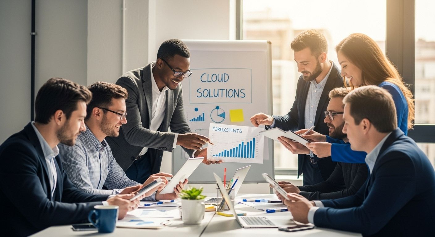 cloud accounting business teamwork