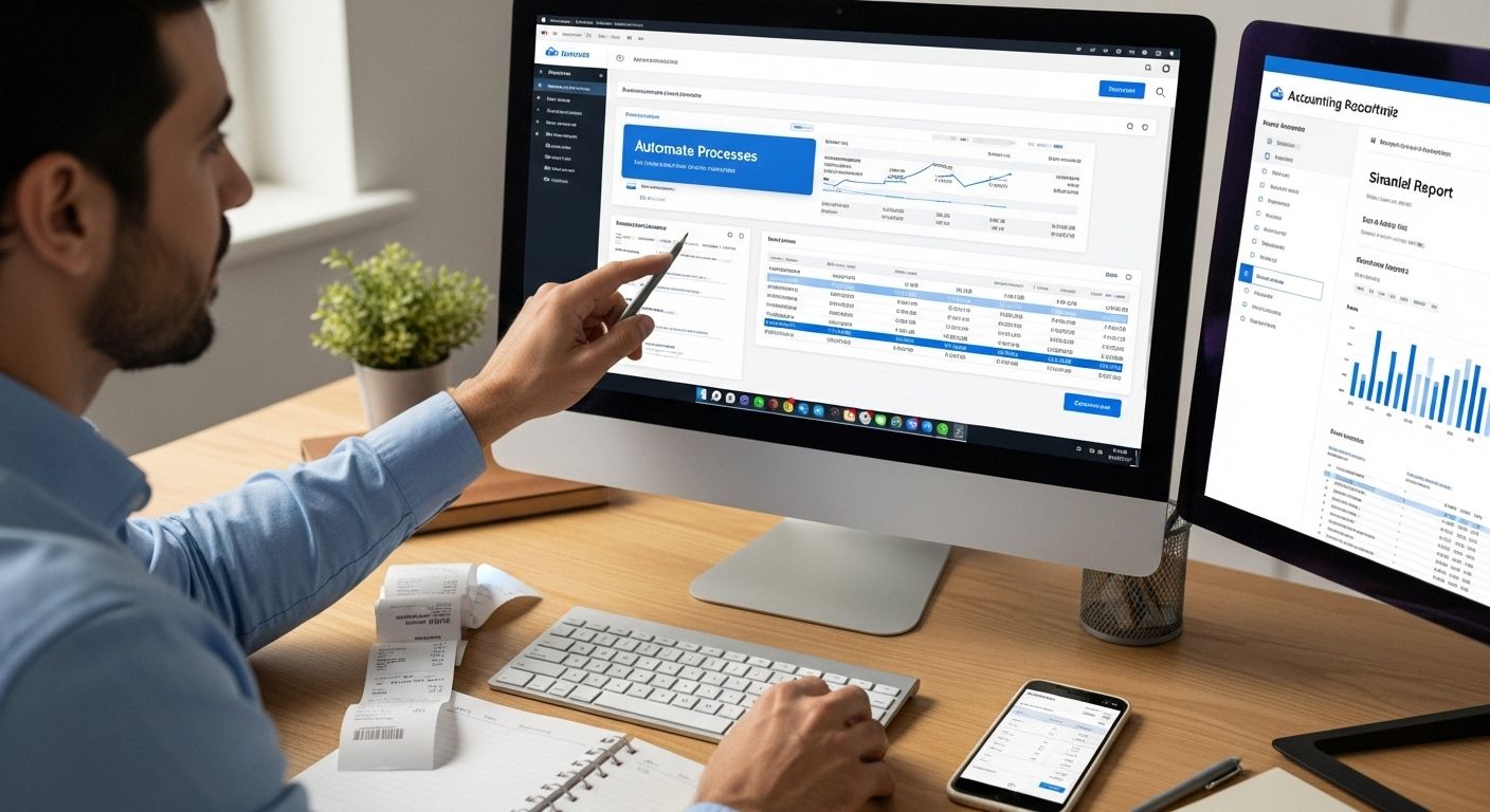 financial reporting automation setup
