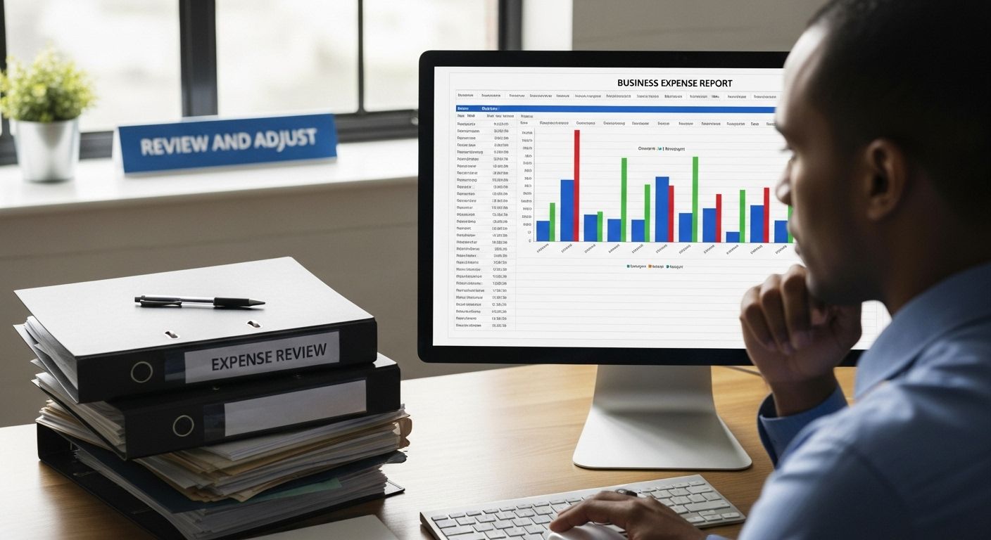 review adjust business expenses