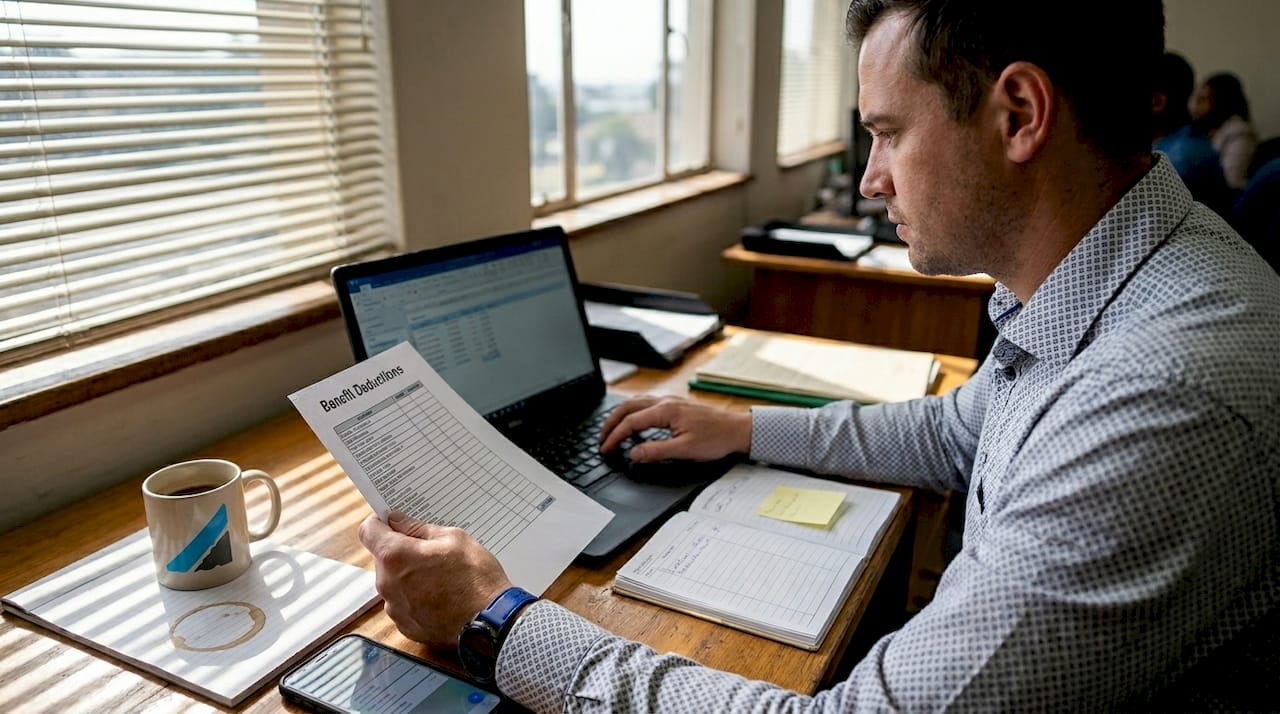 Payroll admin automating benefit deductions process