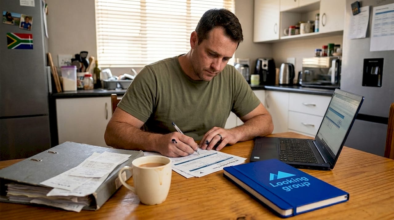 SME owner completing VAT registration forms
