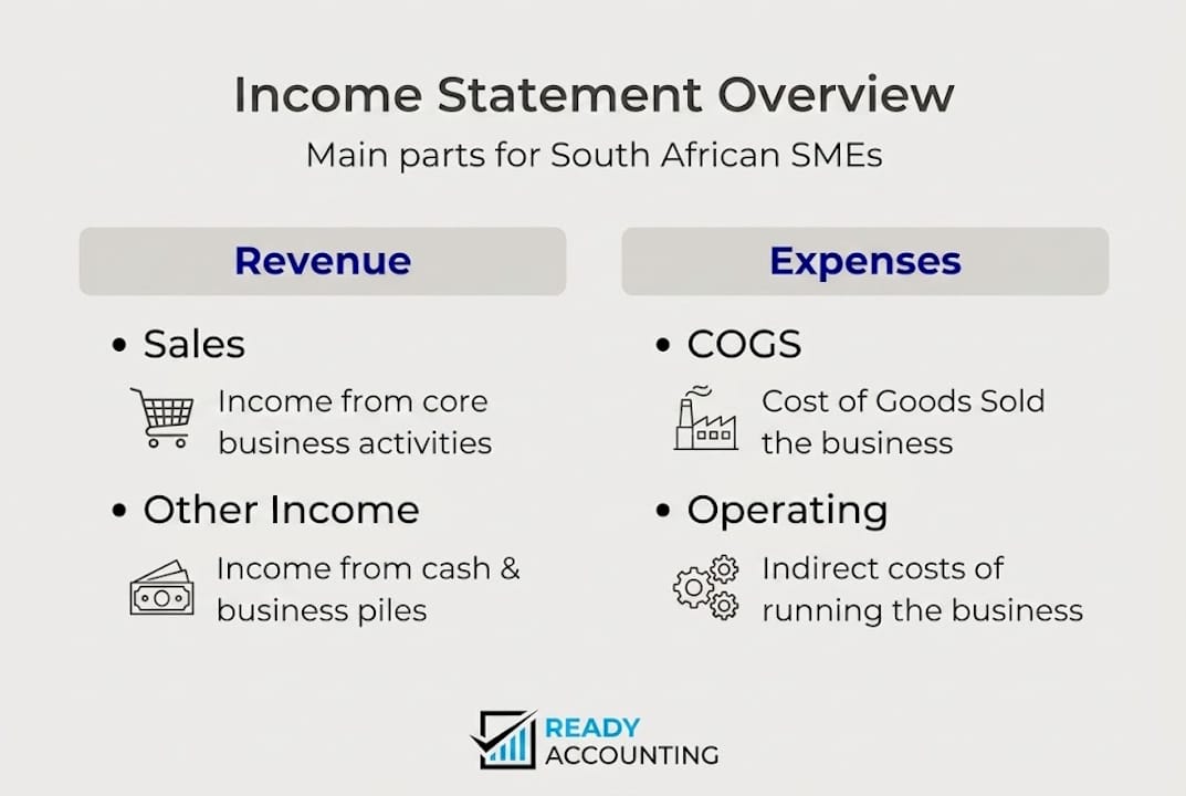 Infographic shows SME income statement basics