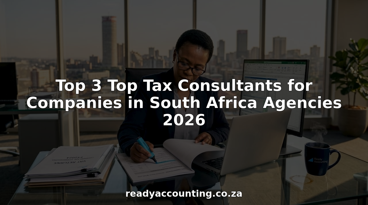 South African tax consultant reviewing financial documents