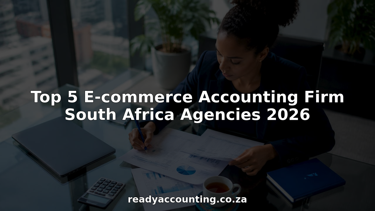 Accountant reviewing e-commerce financial reports in office