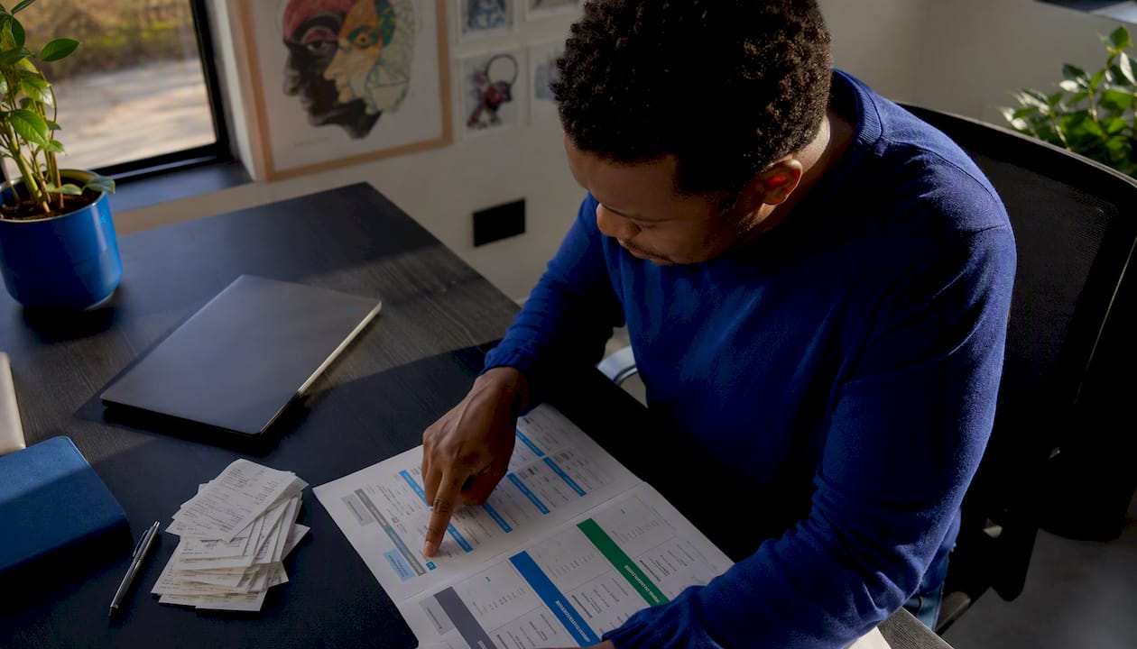 Small business owner comparing accounting software options