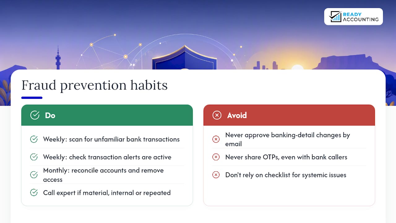 How do you make fraud prevention a lasting habit? — overview diagram