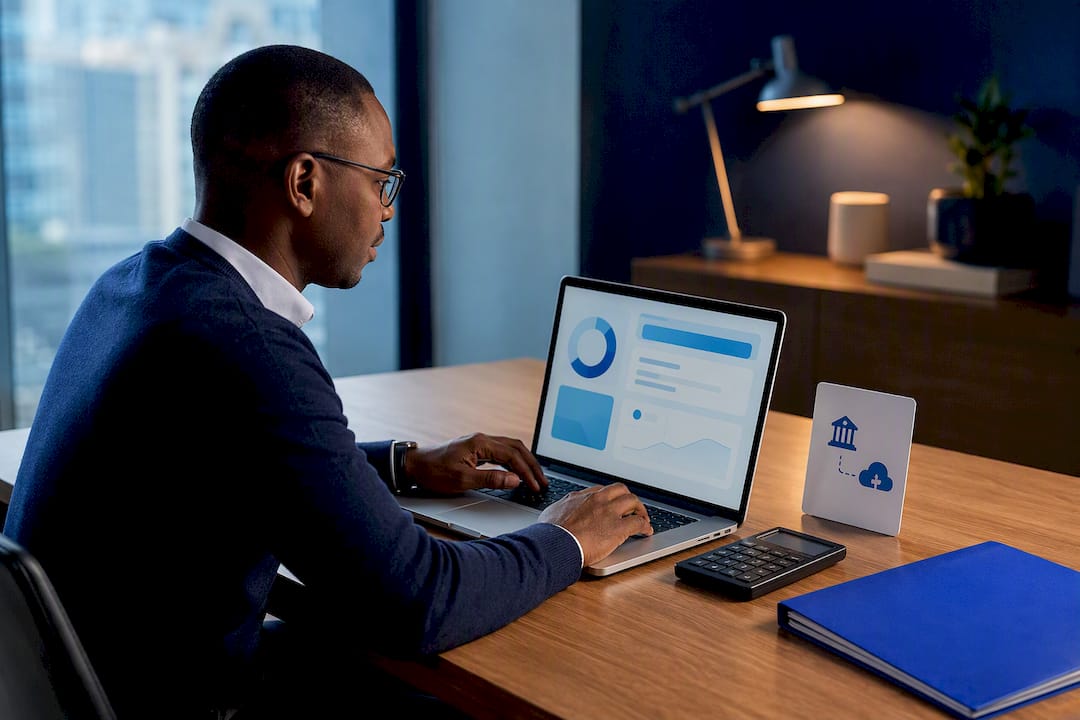 Small business cloud bookkeeping setup