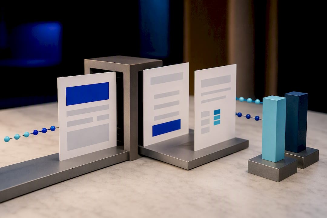 Illustration of sequential landing page tests