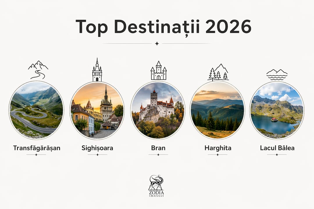 Infografic: Destinațiile de vacanță preferate ale românilor în 2026