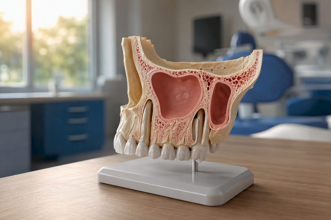 Model anatomic al sinusului maxilar