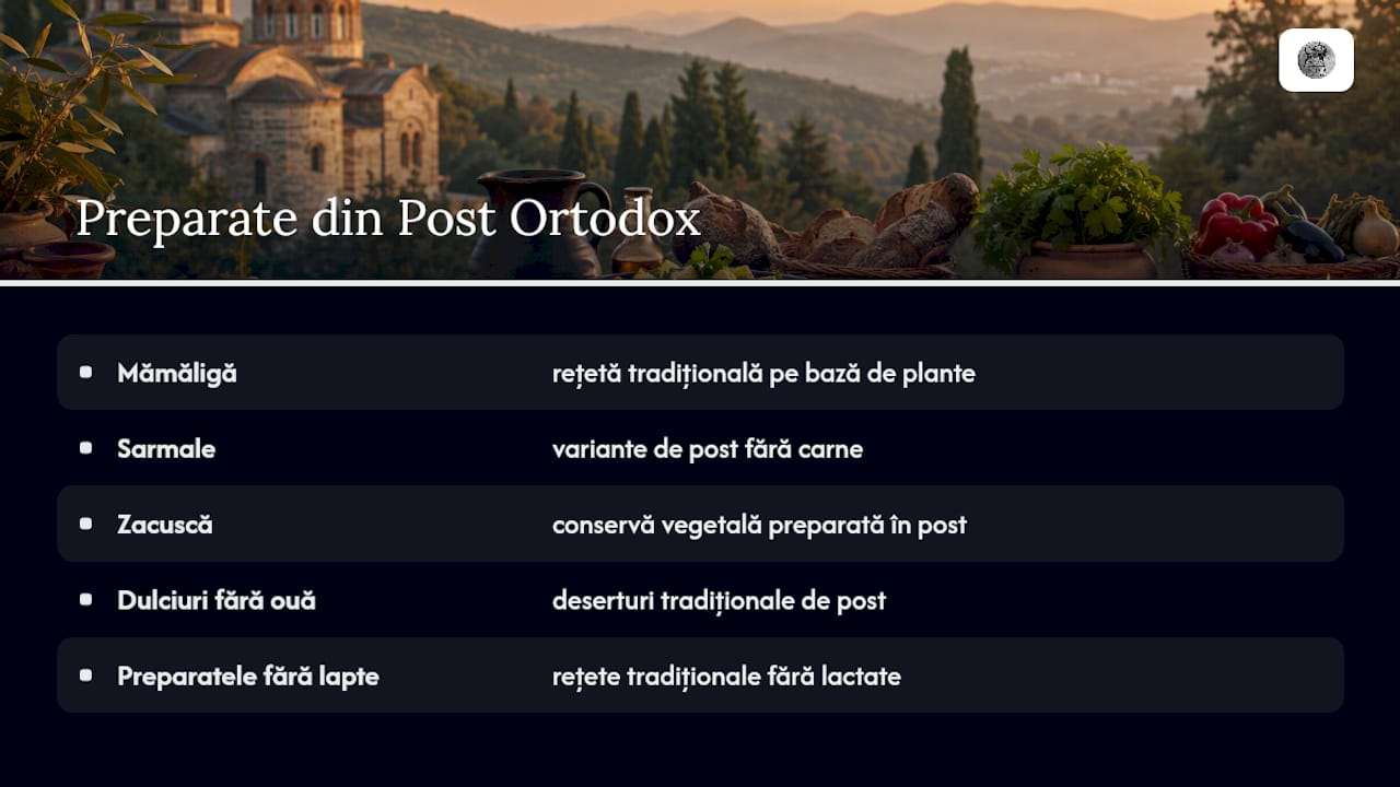 Mâncăruri tradiționale românești de post