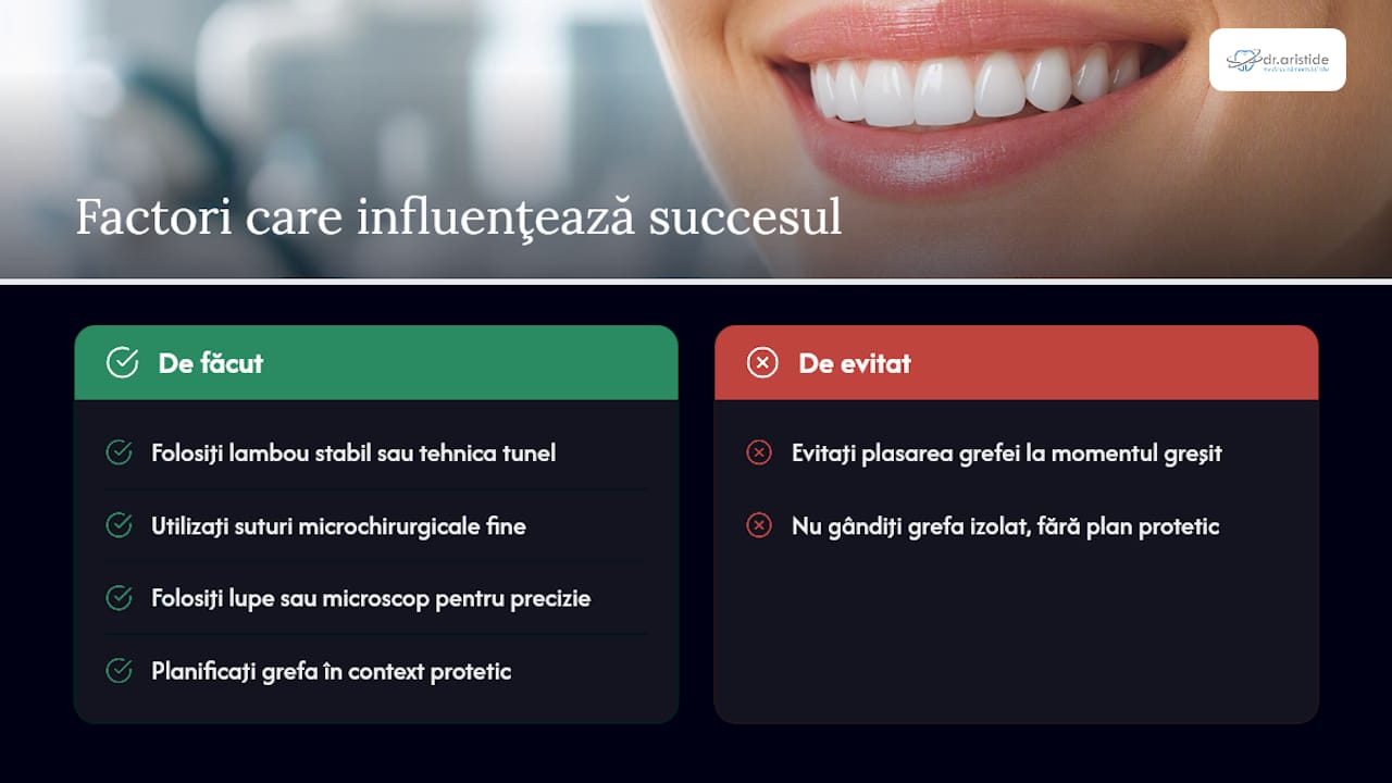 Tehnici microchirurgicale şi factori care influenţează succesul — overview diagram