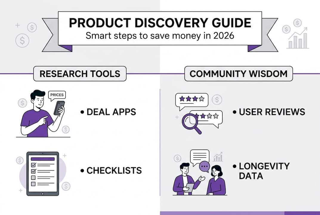 Infographic with tools and user review tips