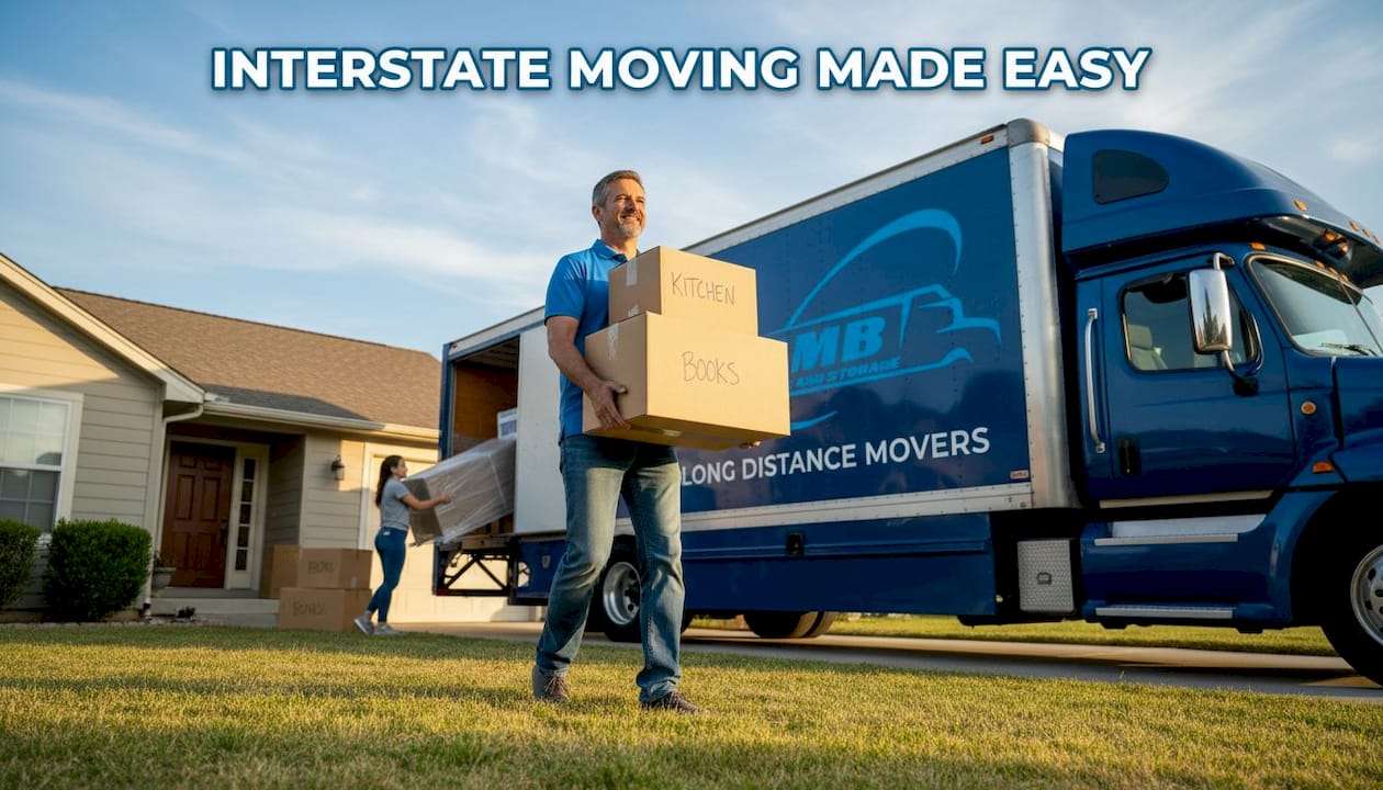 Unloading belongings into storage unit