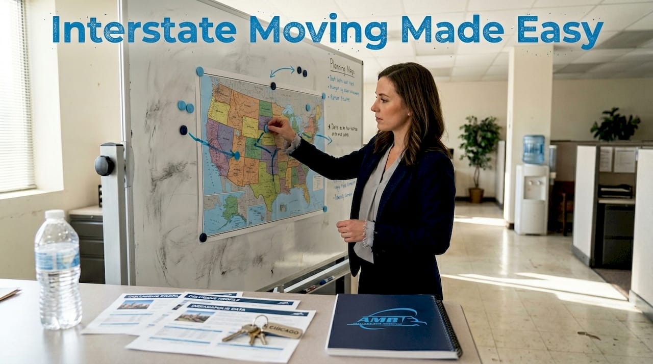 Agent updating US migration trend map