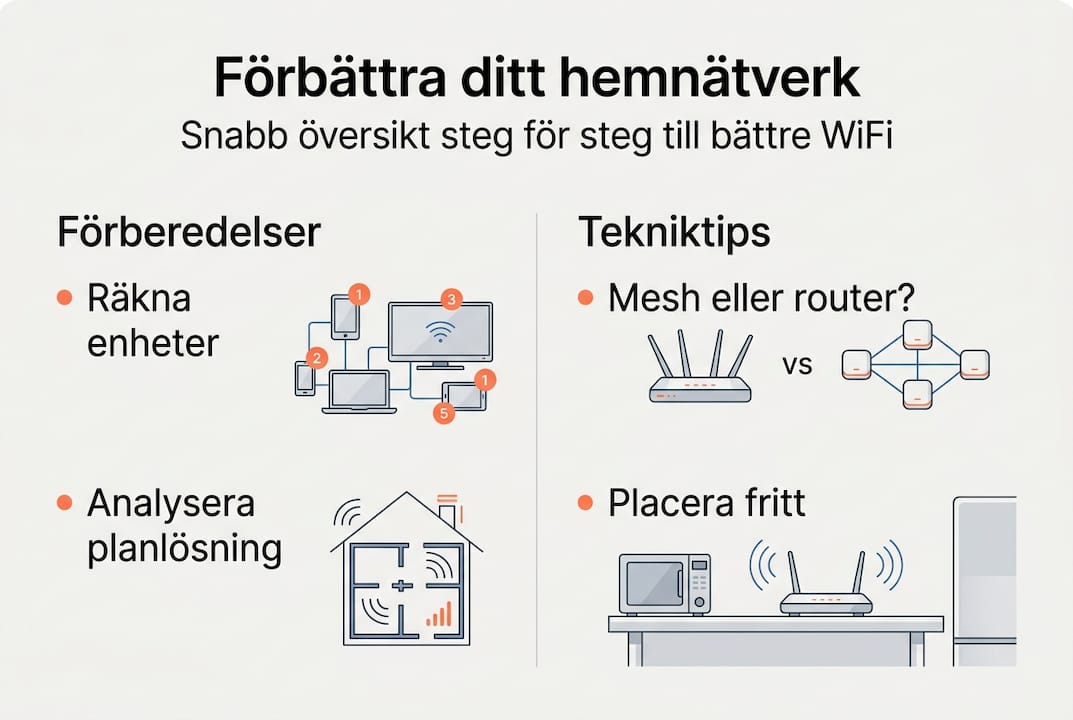 Guide: Så får du ett bättre wifi hemma – steg för steg