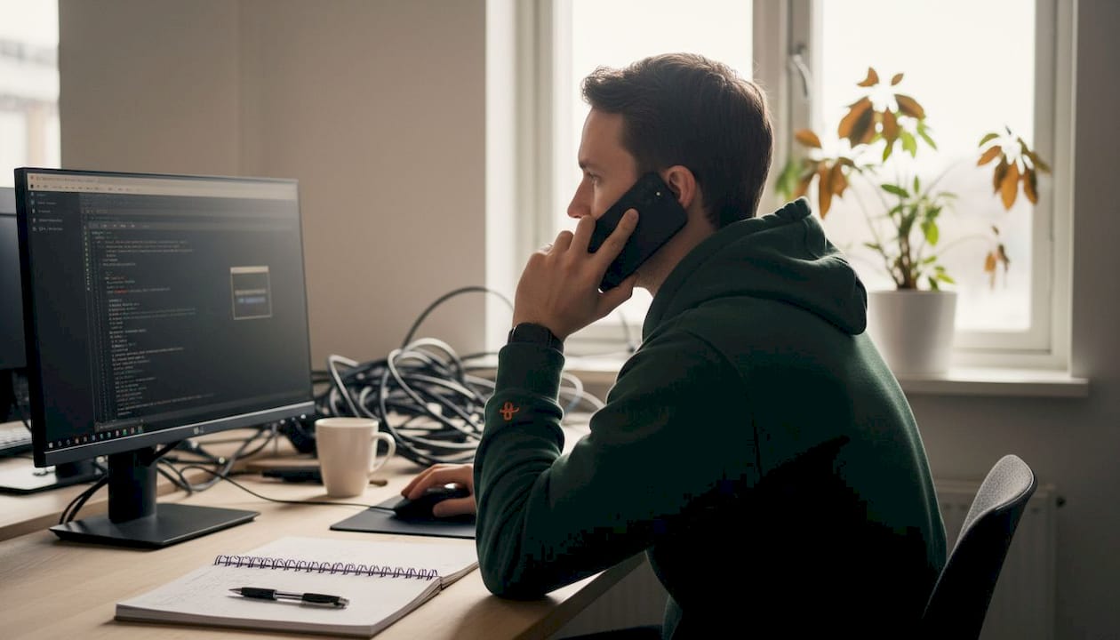 IT-tekniker hjälper dig direkt på distans