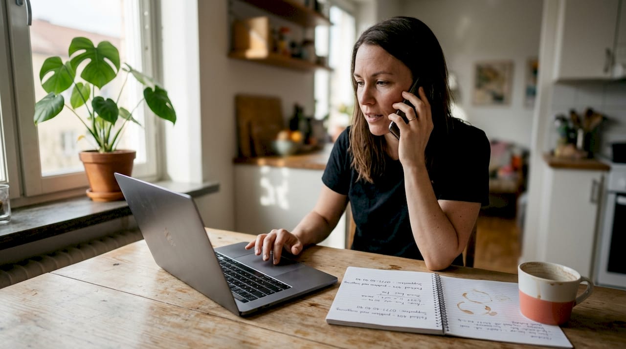 Tekniker rycker ut för att hjälpa kvinna med akuta problem i hemmet