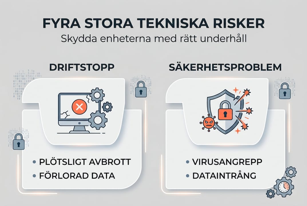 En överskådlig guide till tekniska risker och hur du skyddar dig
