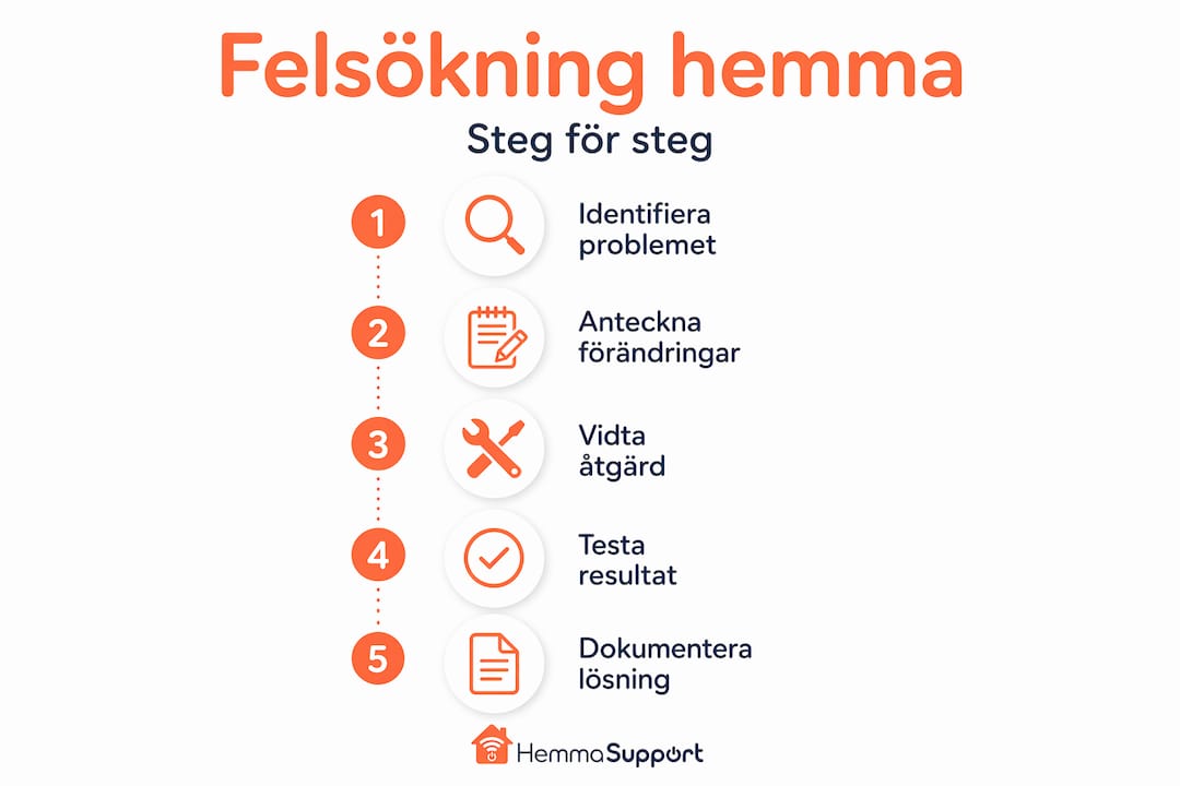 Så fixar du vanliga problem hemma – steg för steg i en enkel guide