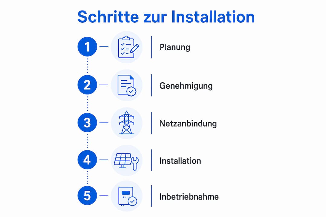 Übersicht: So läuft die Installation einer Ladestation Schritt für Schritt ab