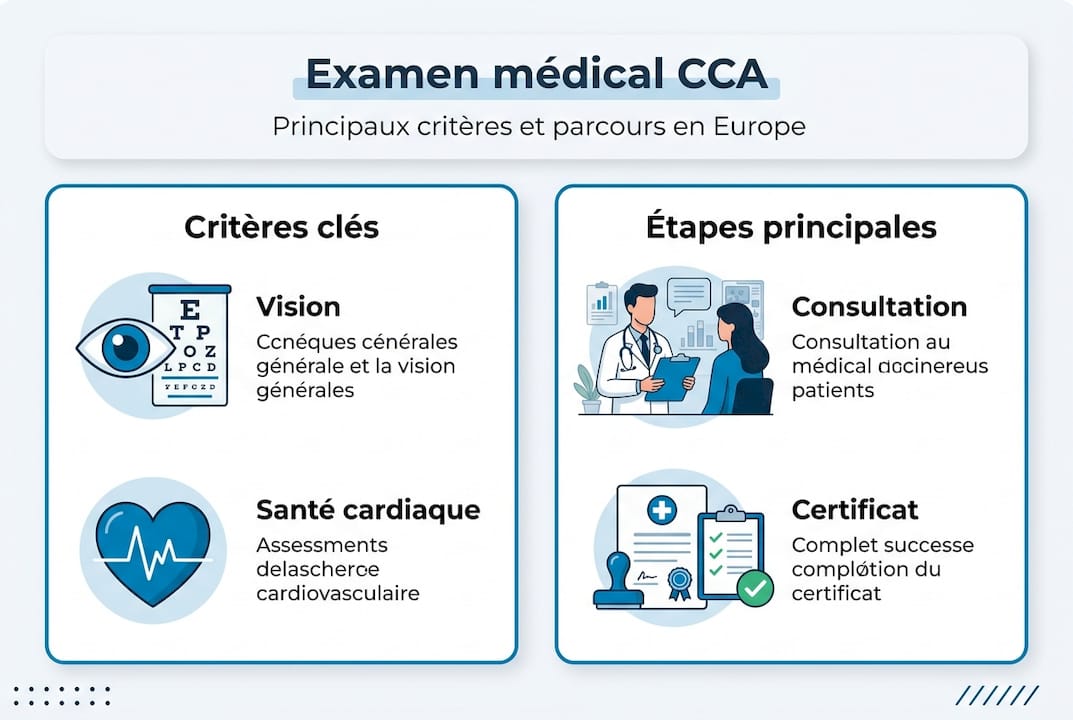 Parcours médical du CCA européen : l’infographie à découvrir
