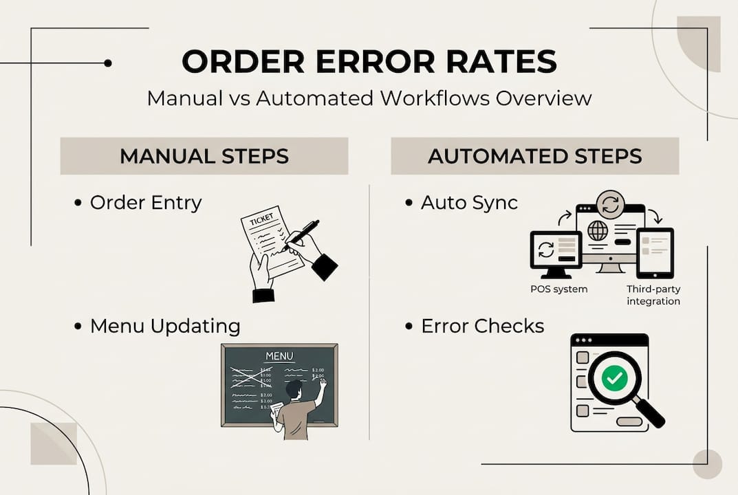 Infographic showing error rates in workflows