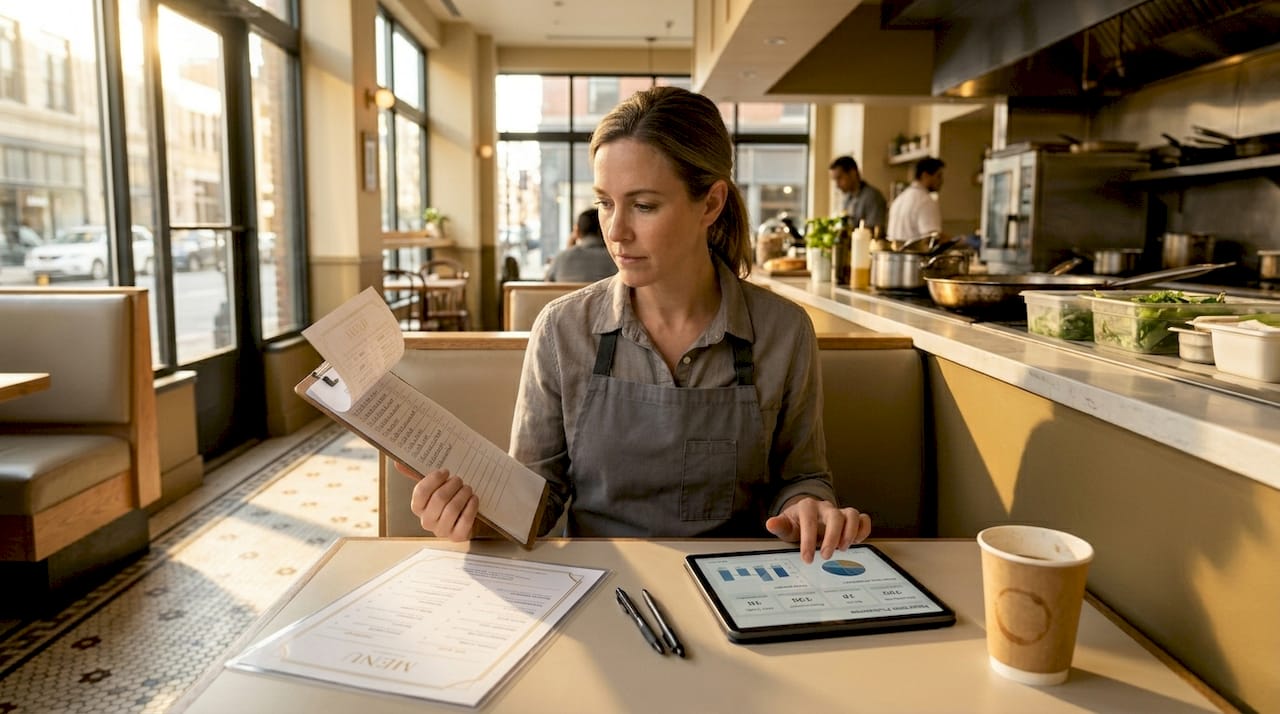 Restaurant owner reviews marketing checklist