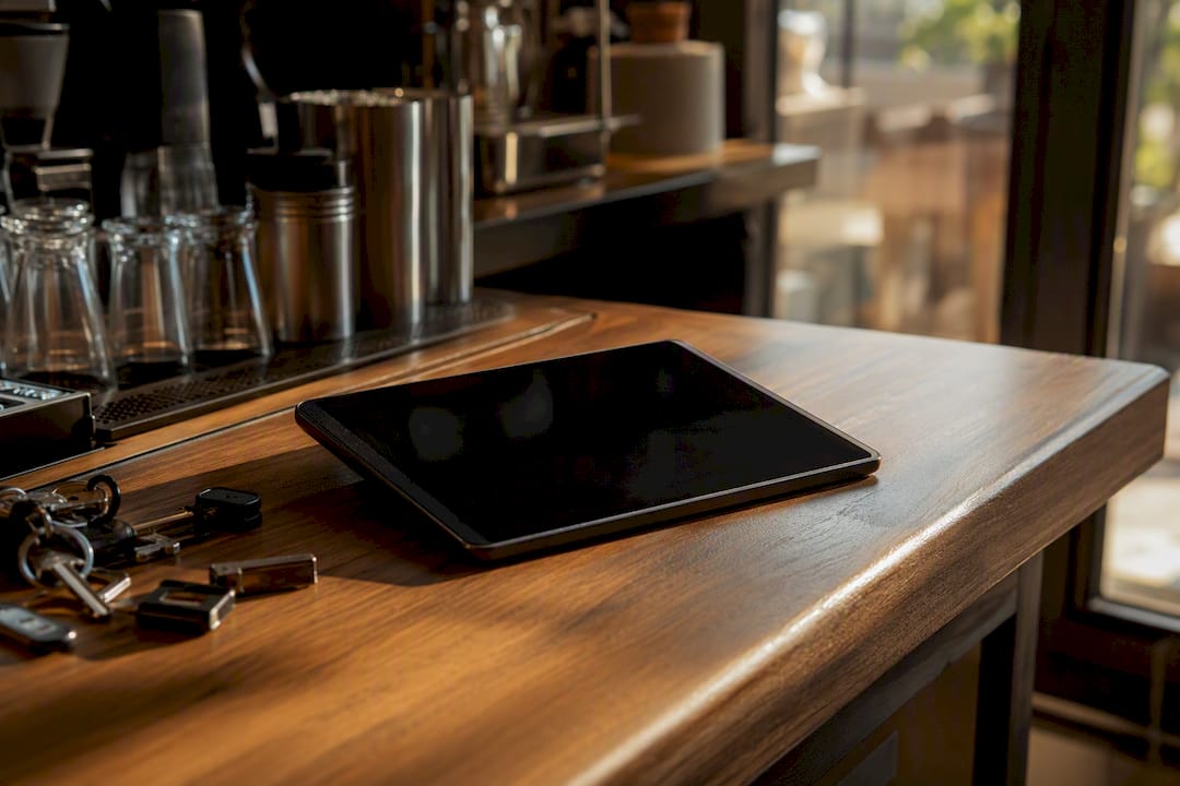 Table with POS connectors and integration charts
