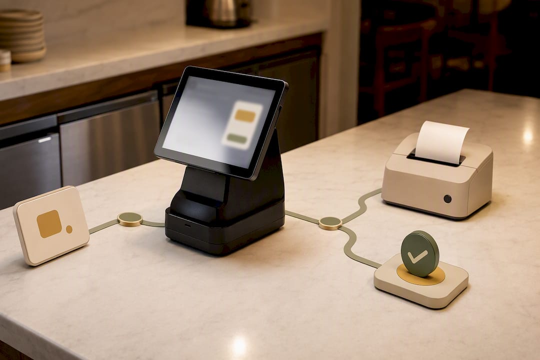 Online order routing through POS system