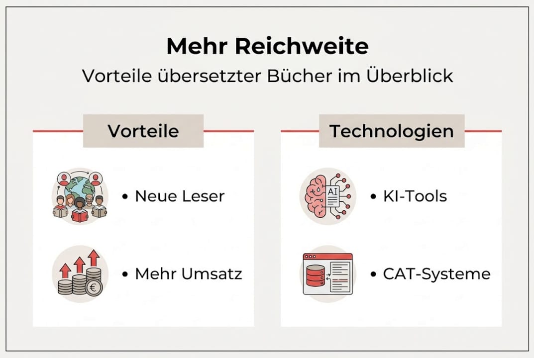 Infografik: Selfpublishing – Wie moderne Technologien und Übersetzungslösungen neue Chancen eröffnen