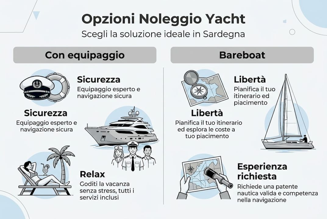 Guida illustrata alle soluzioni di noleggio yacht di lusso