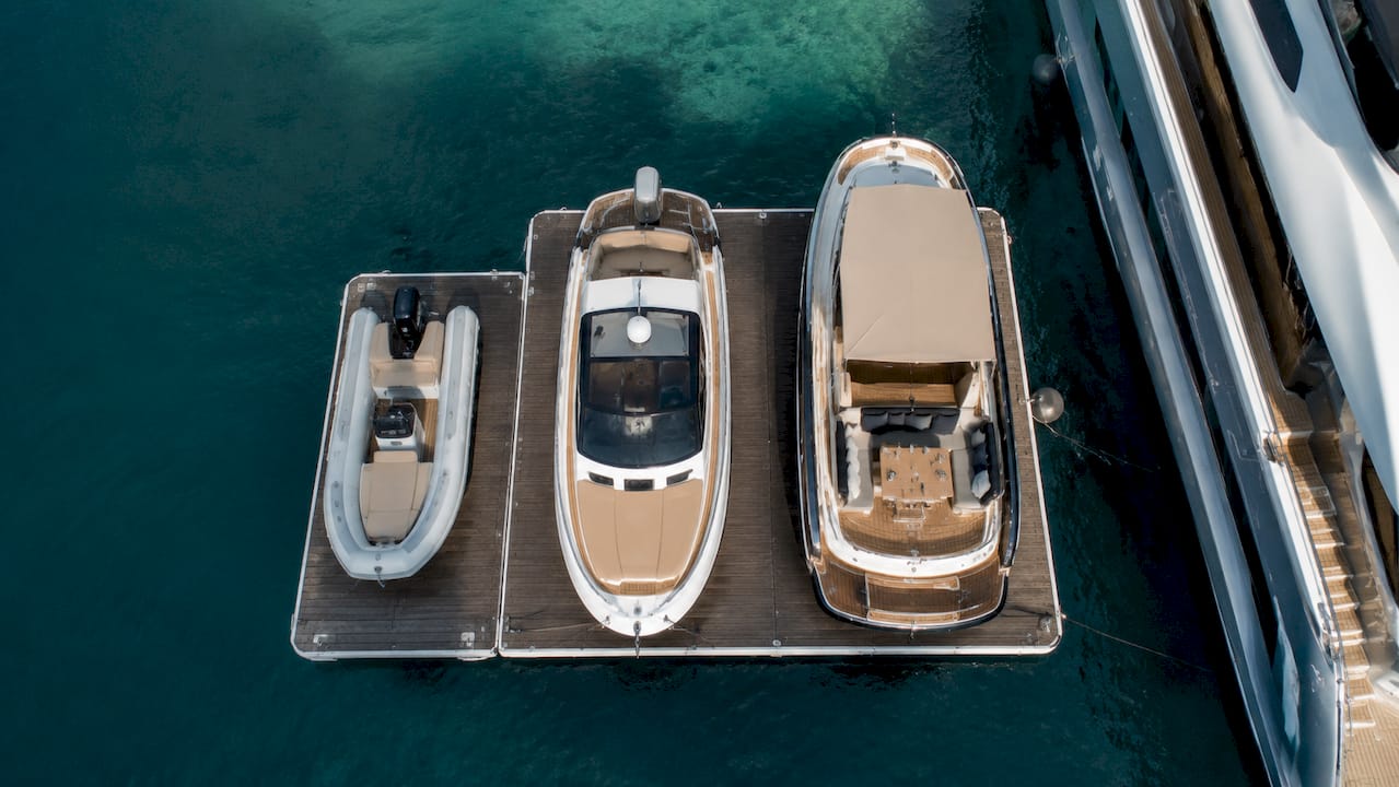 Tre modelli innovativi di tender a controllo remoto per yacht