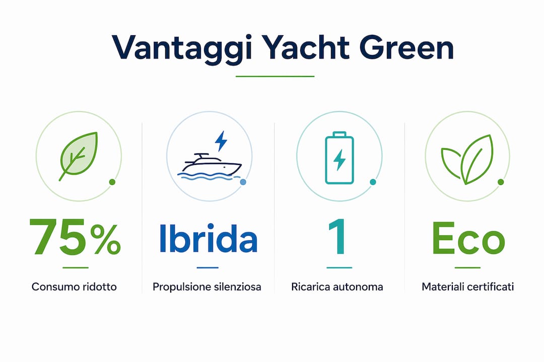 Infografica: scopri tutti i benefici degli yacht sostenibili per l’ambiente
