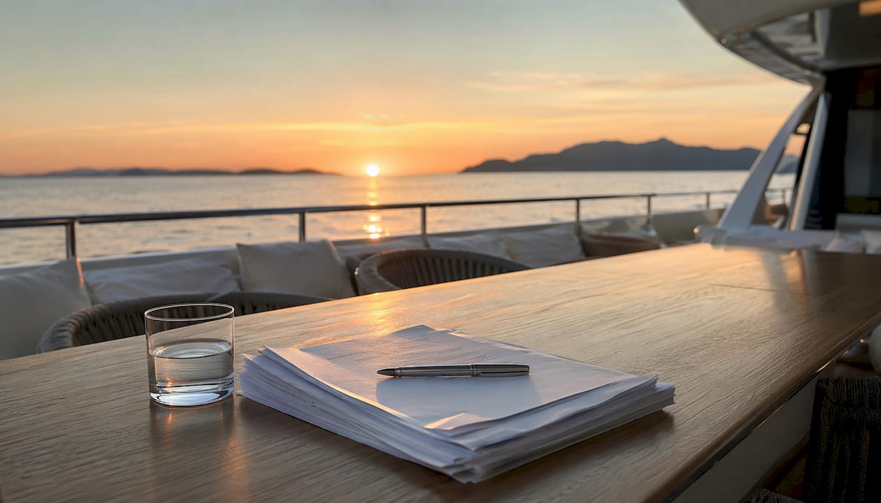 Gestione dei contratti e dispositivi tablet per il noleggio di yacht