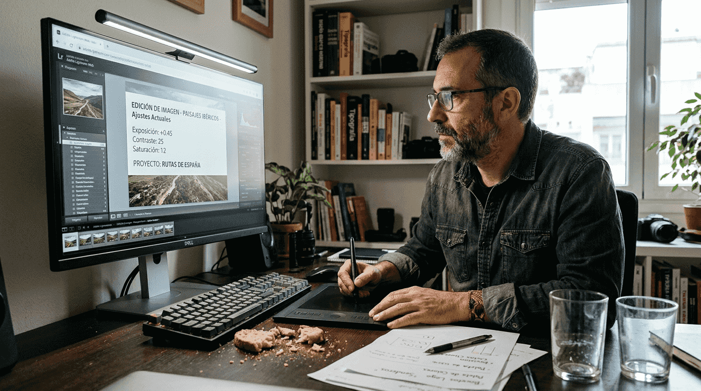 El diseñador adapta las imágenes para que se vean bien en cualquier dispositivo.