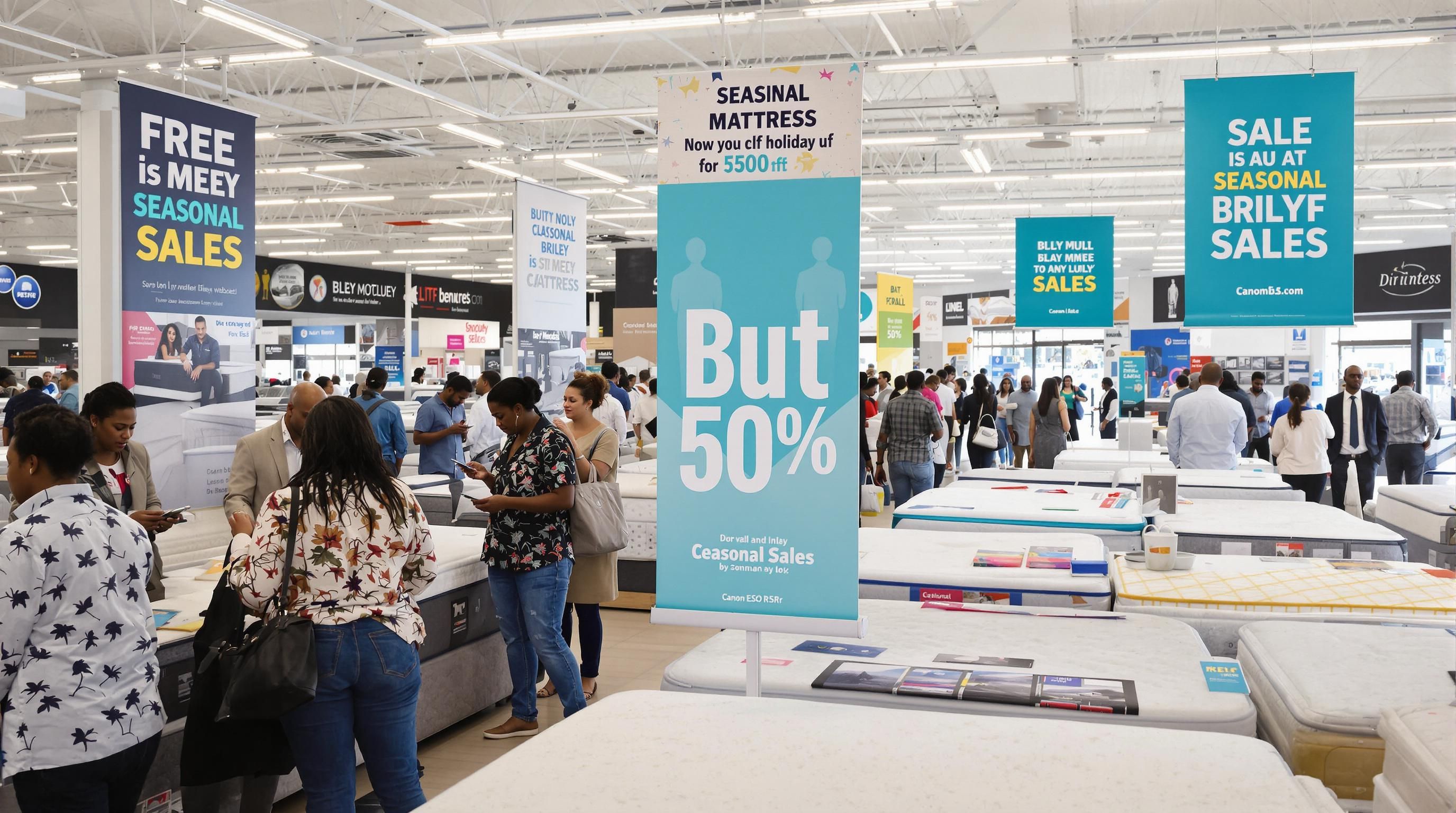 Mattress store in Gauteng bustling during public holiday sale