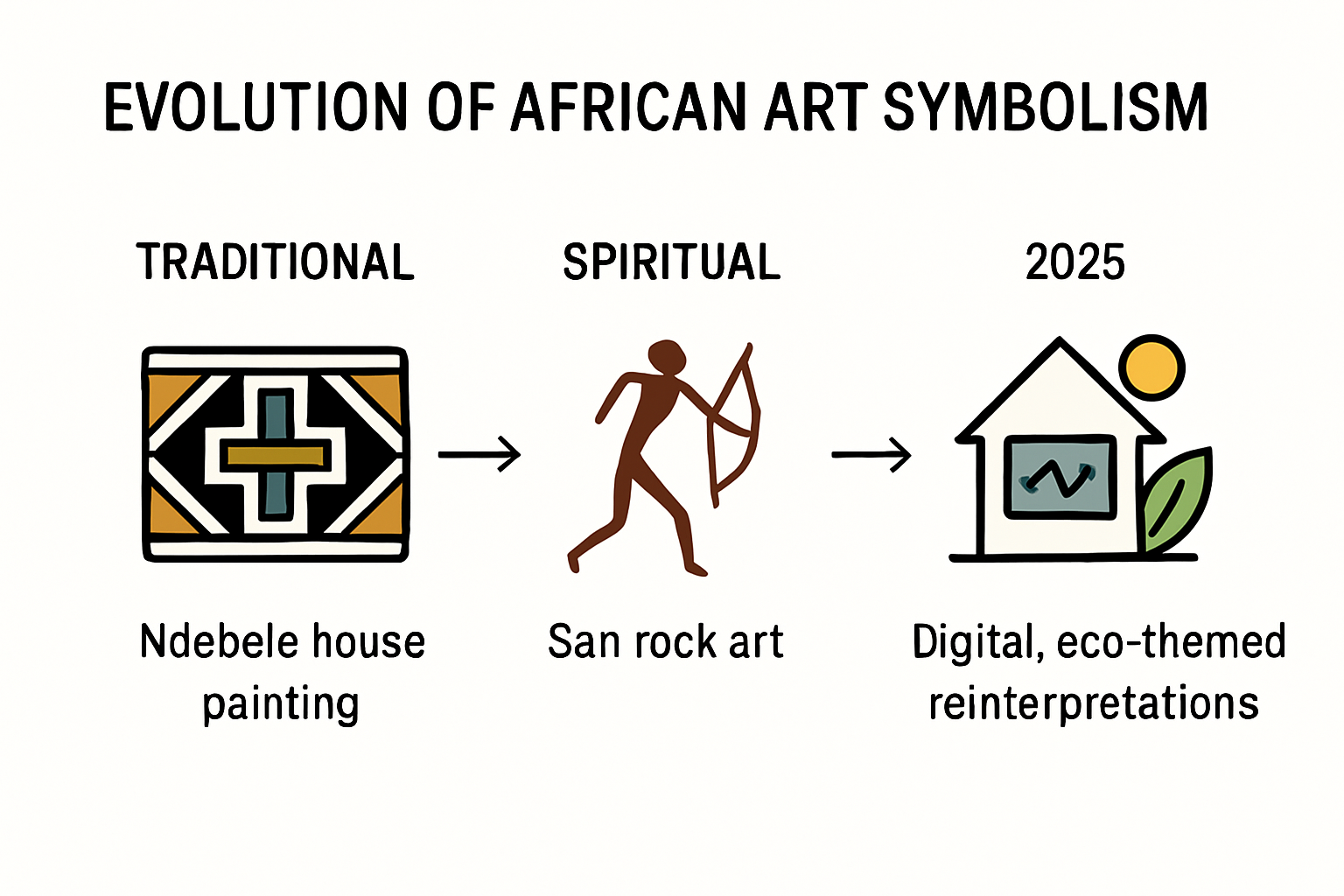 African Art Symbolism: Meaningful Decor for 2025 Homes 30 Timeline of African art symbolism evolution in home decor
