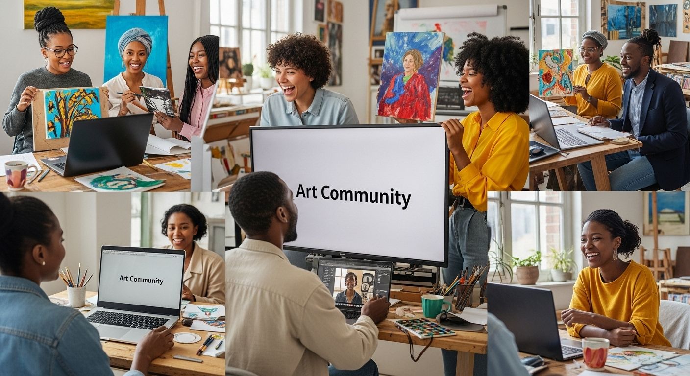 South African art community online