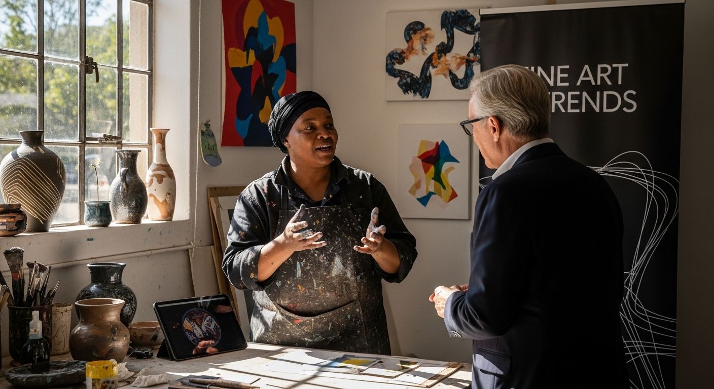 Types of Fine Art: Guide for SA Collectors & Decorators 2025 3 art studio fine art trends