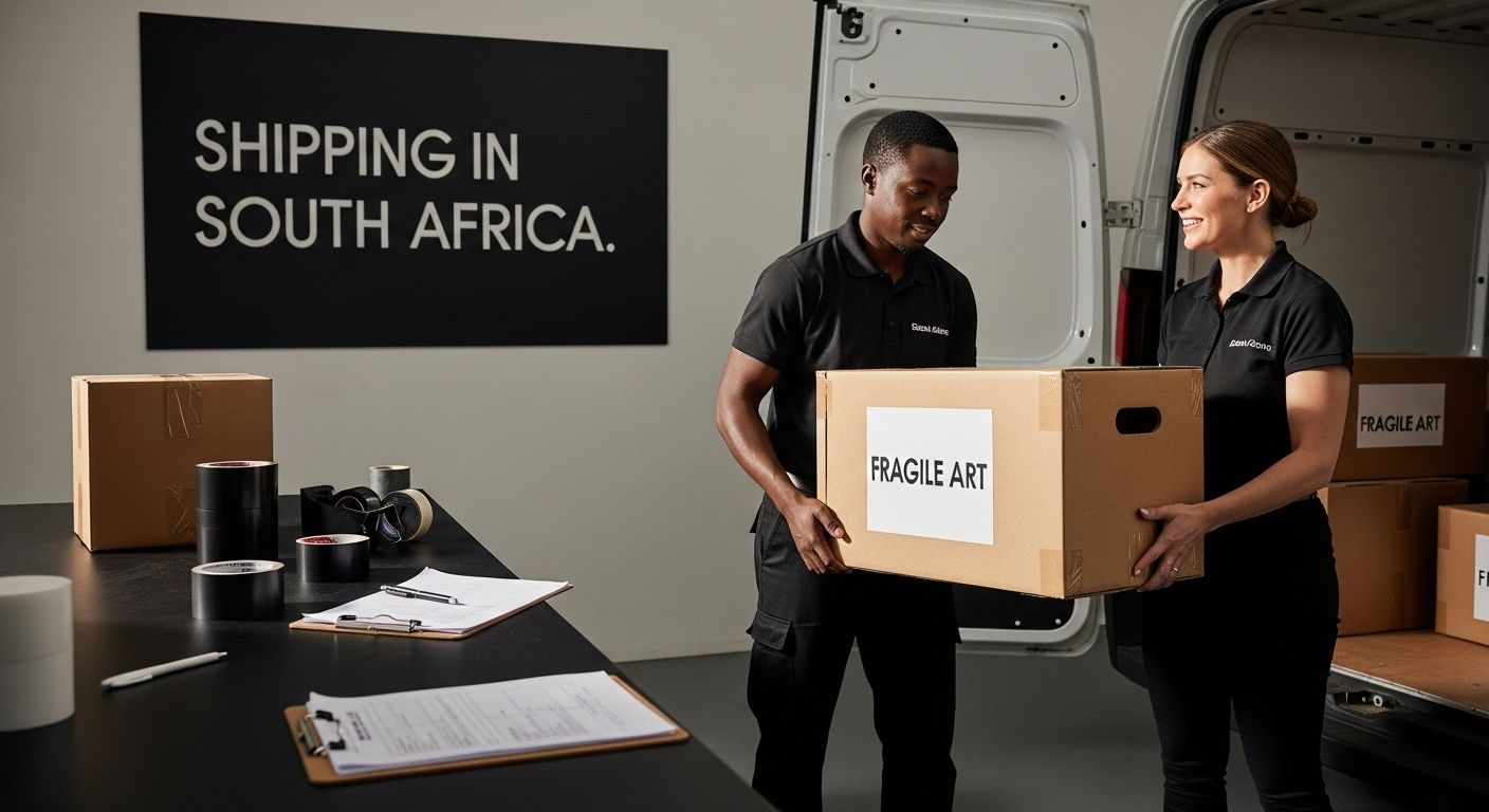 shipping art South Africa