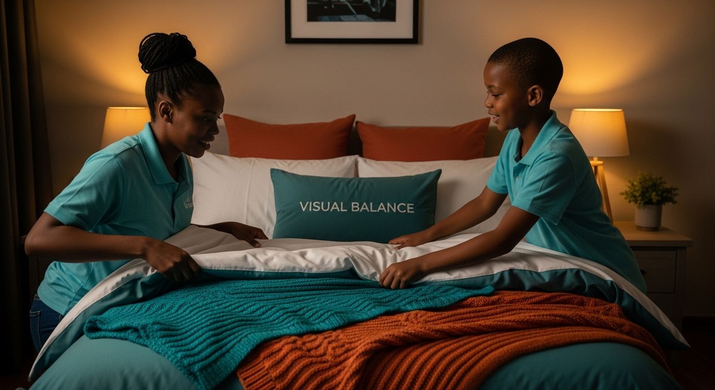 bedding visual balance