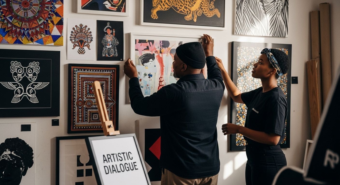 South African art mixing